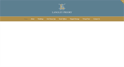Desktop Screenshot of langleypriory.com
