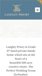 Mobile Screenshot of langleypriory.com